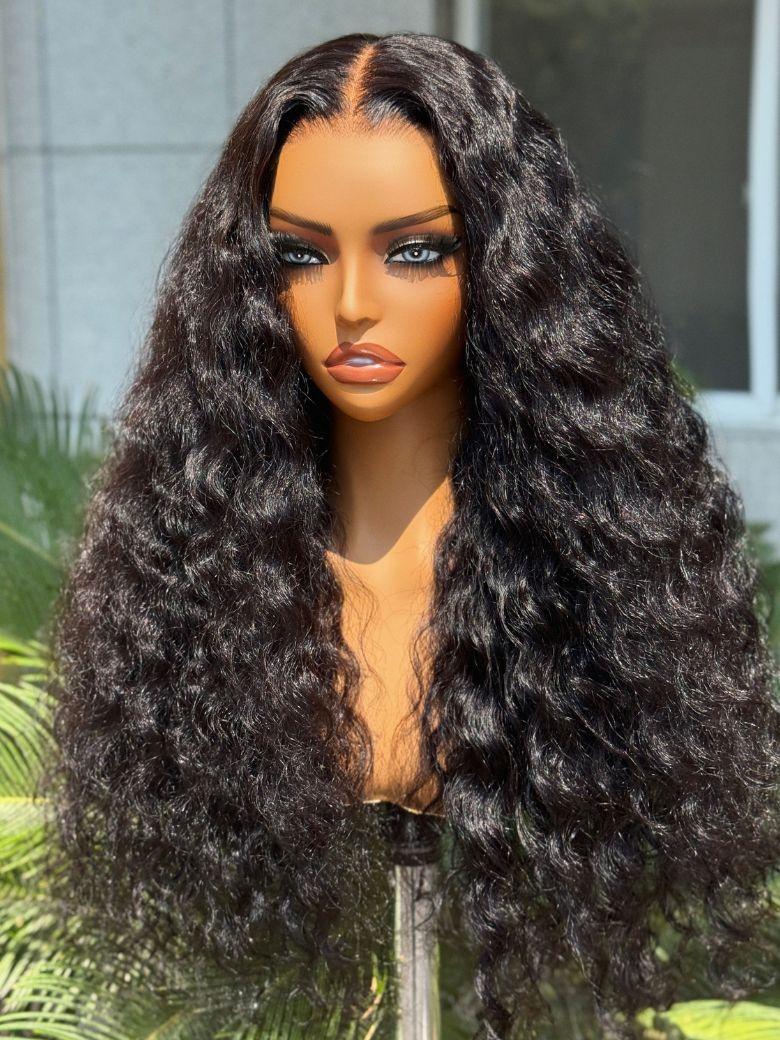 UNice Bye-Bye Knots™ 7x5 Lace Black Natural Wavy Wig With Invisi Drawstring 150% Destiny
