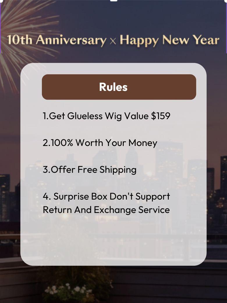 UNICE $59 Surprise Box Win 24 Inch Bye-Bye knots Wig Value $159-$219