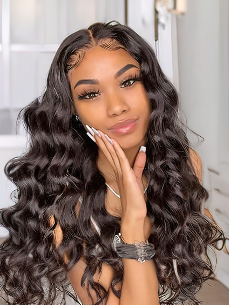 360 Lace Frontal Wig Perfect Summer Hair Body Wave Wig Realistic 180% Density