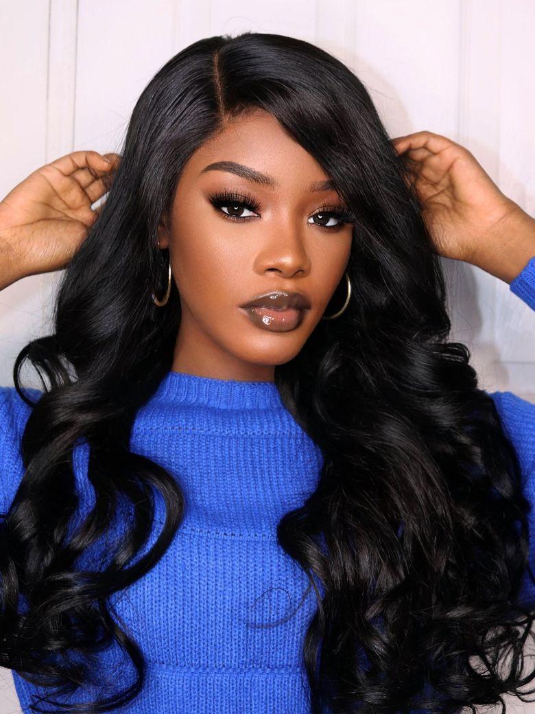 13x4 Pre-Everything™ Transparent Lace Front 3D Body Wave Wig Real Ear To Ear 150% Density