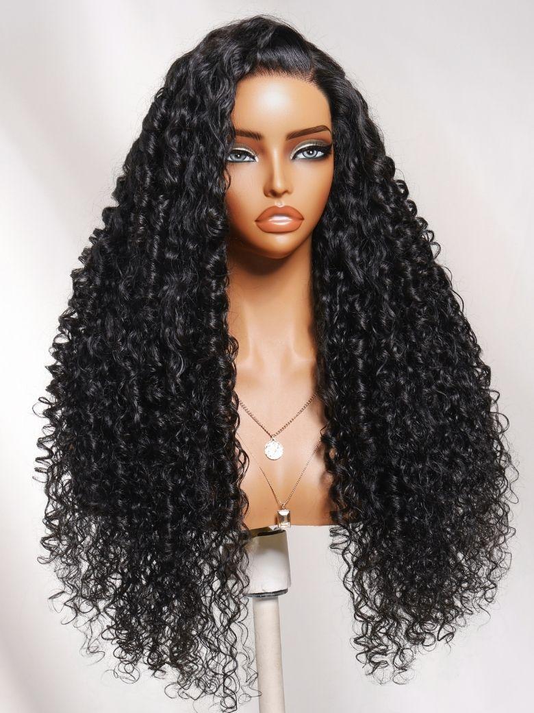 UNice 13x4 Pre-Everything™ Lace Frontal Brown With Honey Blonde Face-Framing Highlights Wavy Bob Drawstring Wig