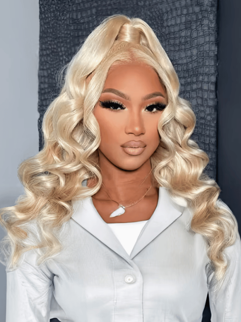 UNice Magic Lace Wig Black to Chestnut Brown Ombre Body Wave With Optional 7x5 Replaceable Lace Closure