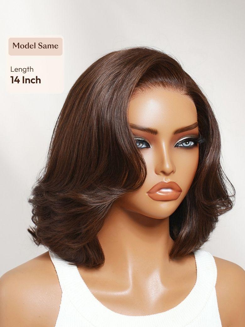 UNice 13x4 Lace Front Honey Blonde Highlights Water Wave Pre-Everything Wig With Invisible Knots