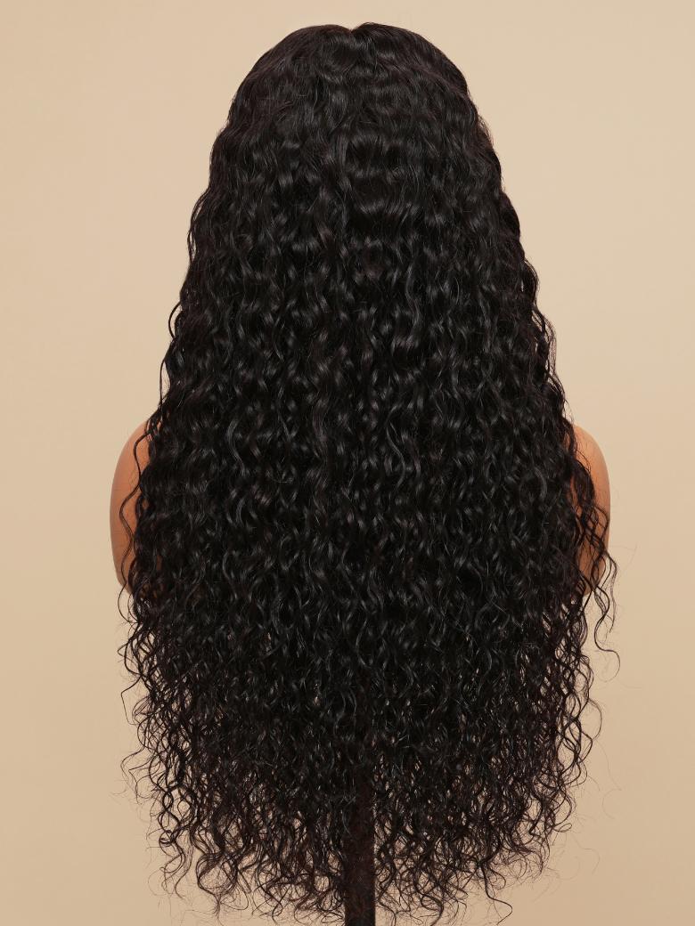 180% Density 7x5 Glueless Bye-Bye Knots™ Wig Quick Glueless Wet & Wavy Water Wave Invisible Knots Wig