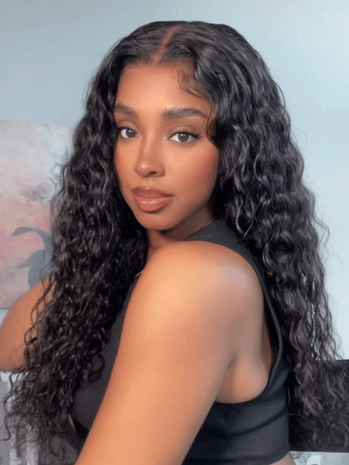 18'' UNice 13x4 Pre Everything™ Pre-Cut Lace Front Water Wave Wig With Baby Hair & Invisible Knots