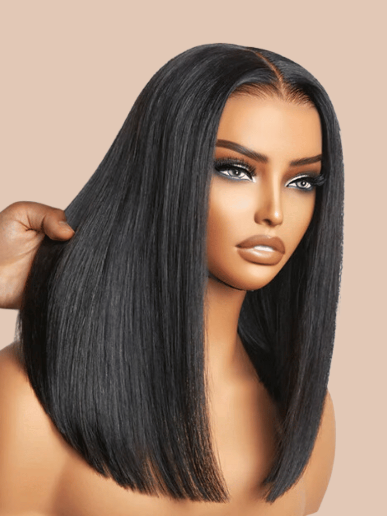 Bye-Bye Knots Wig 7x5 Glueless Lace Bleached Knots Bob Wig 150% Density