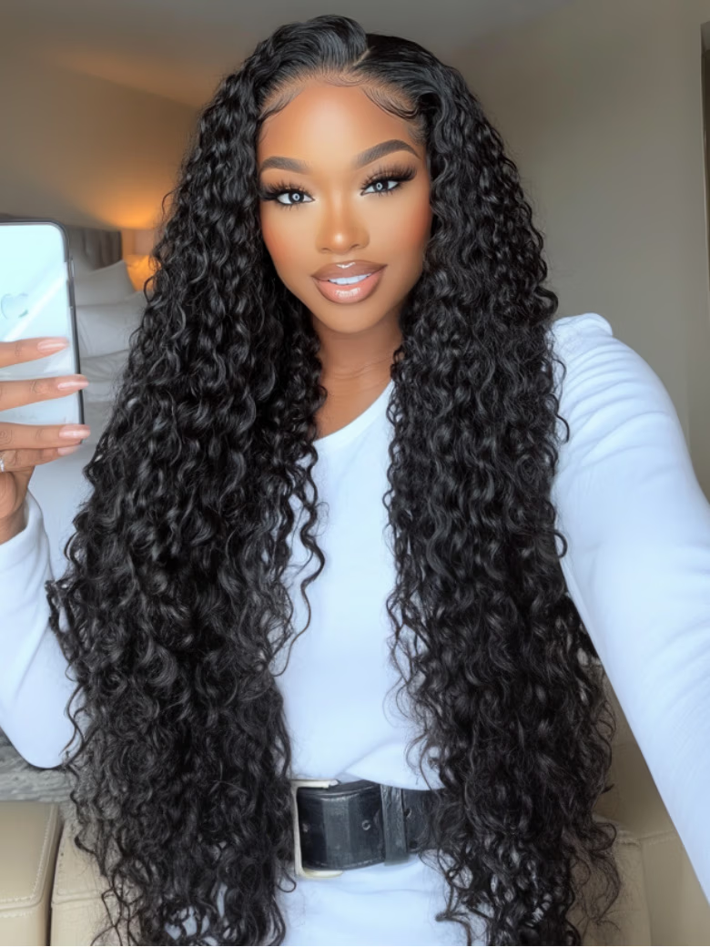 Until 30 Inch 5x5 HD BlendAway Glueless Lace Top-tier Closure Wig Deep Wave Human Hair