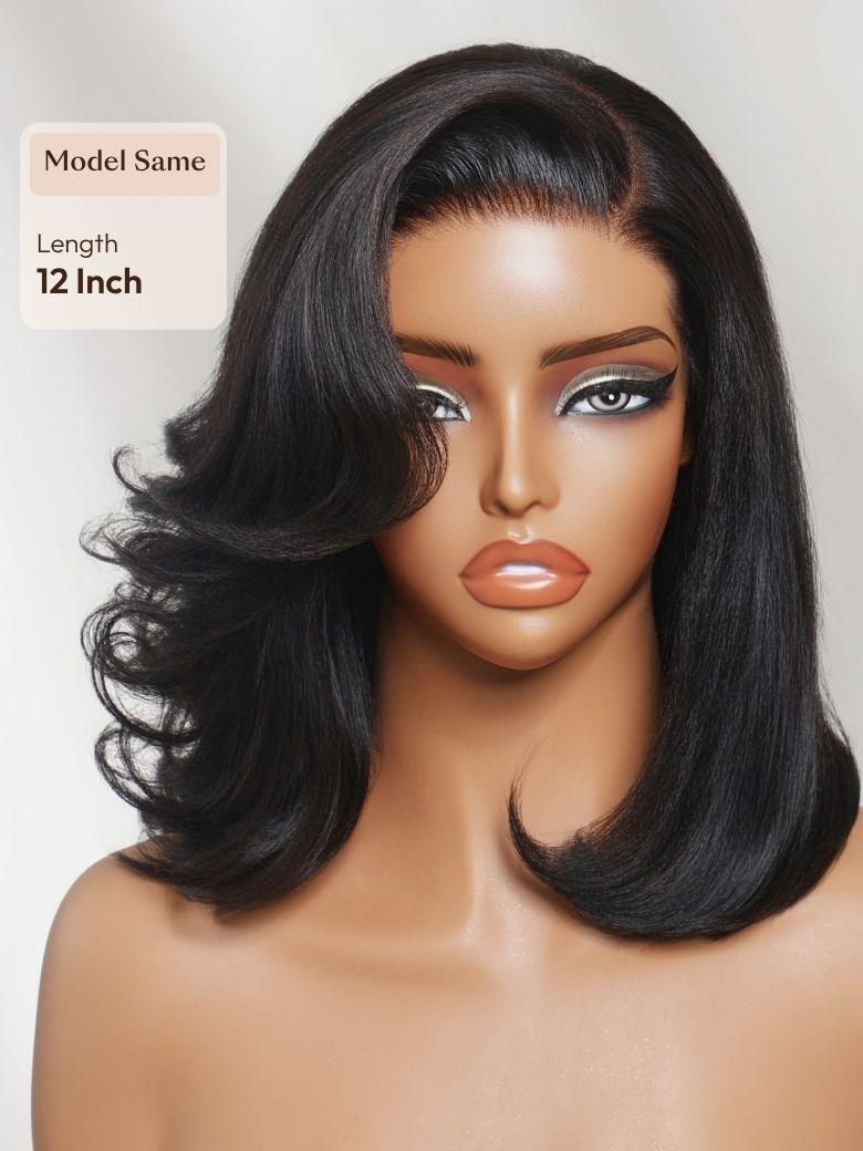 UNice 7x5 Bye Bye Slip™ Lace Natural Black Afro Kinky Curly with Finger Coil Ends