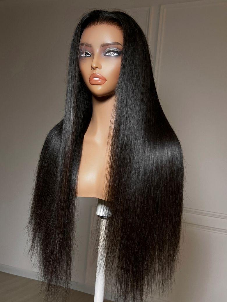 UNice HD Real Scalp™ Wig & Feathered Layers Drawstring Wig 13x4 Invisible Lace Frontal Loose Wave with Face Framing Curtain Bangs