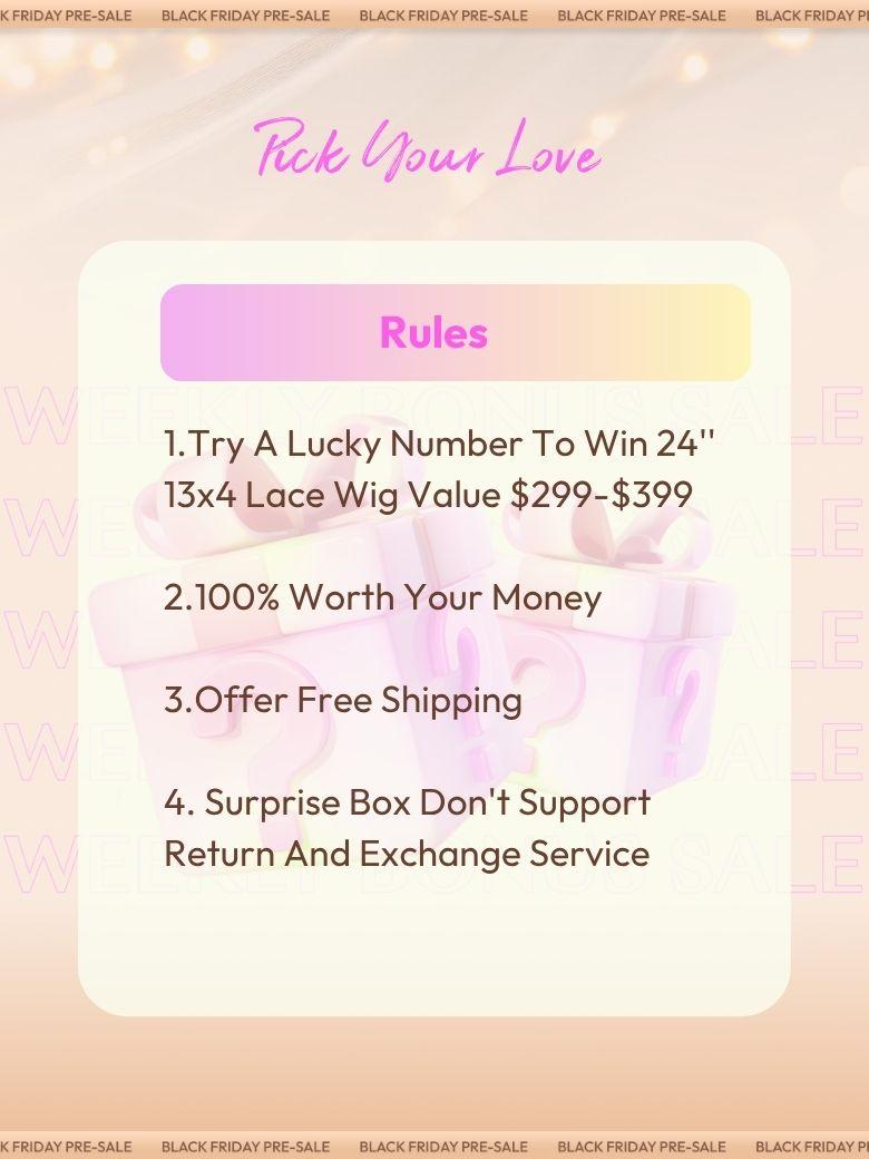 UNICE $59 Surprise Box Win 24 Inch Bye-Bye knots Wig Value $159-$219