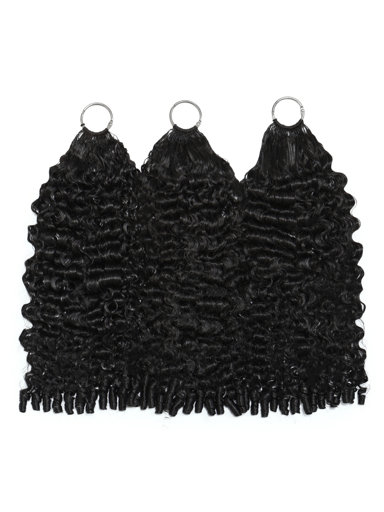 CLASSIC CLIP-INS KINKY CURLY: NATURAL BLACK