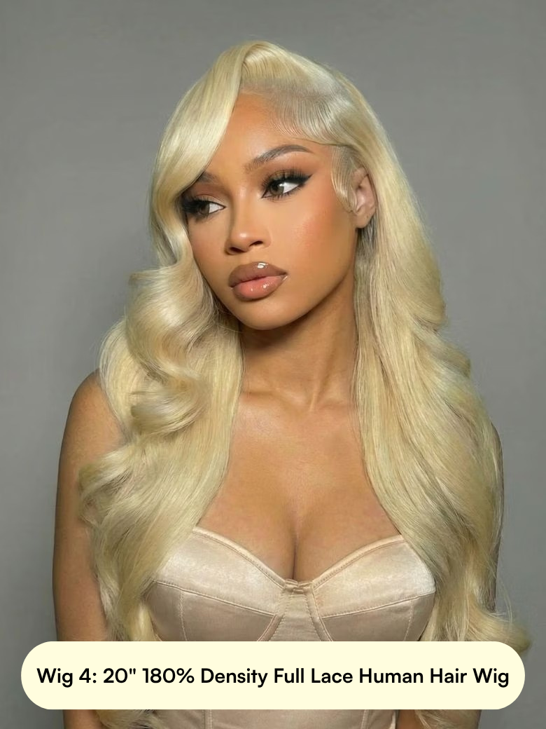 All Wigs 70% OFF : 7x5 Bye Bye Slip Wig | Full Lace Wig | 4x4 Pre Cut Lace Closure Wig