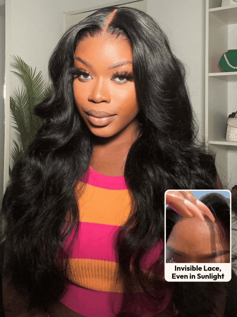 UNice 13x4 Pre-Everything™ Transparent Lace & HD Lace Front Pull And Go 3D Body Wave Wig Real Ear To Ear With Invisi Drawstring Wig
