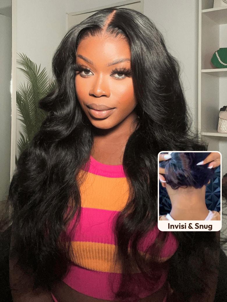 UNice 13x4 Pre-Everything™ Transparent Lace Front 3D Body Wave Wig Real Ear To Ear With Invisi Drawstring Wig Lace Fit Better