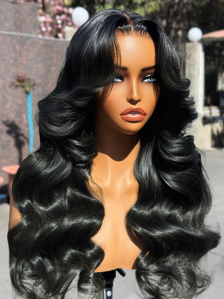 UNice Bye-Bye Knots 7x5 Lace Deep Ash Green Loose Wave Wig