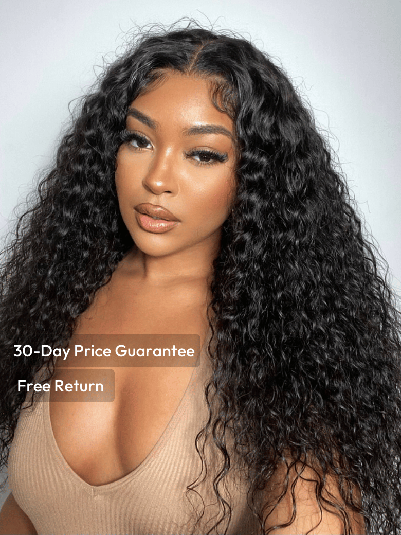 UNice 7x5 Bye-Bye Knots™ Wig Water Wave Invisible Knots With Invisi Drawstring With Baby Hair