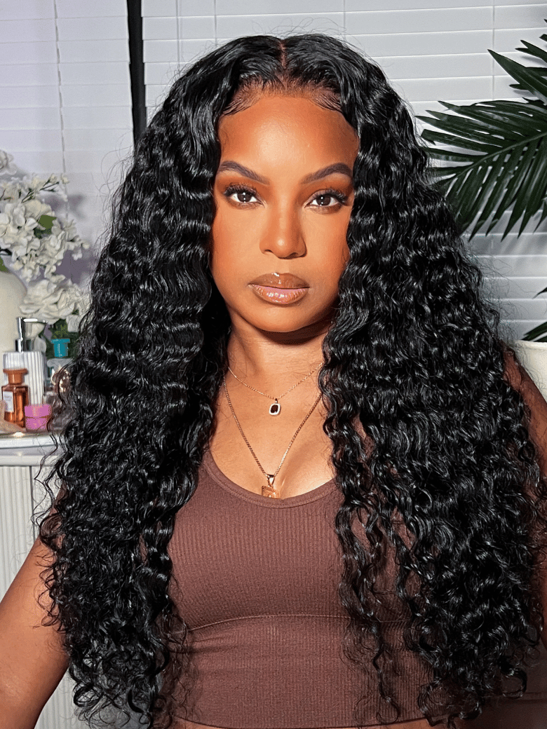 UNice 13x4 Bye-Bye Knots™ Pre-Cut Lace Front Super Secure Water Wave Wig For Beginner Friendly With Free Baby Hair
