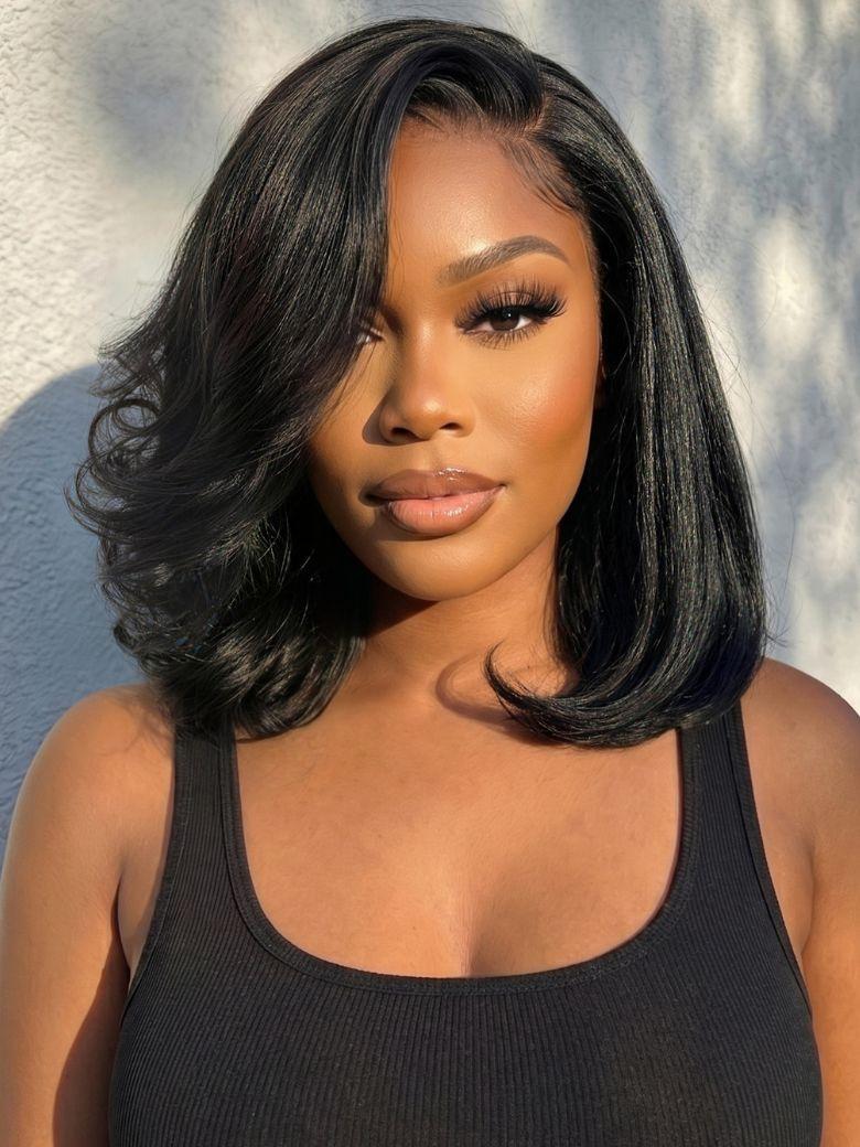 UNice 7x5 Bye-Bye Knots™ Wig Glueless Lace Sunset Jerry Curly for Reddish Brown Drawstring Wig With Bleached Knots