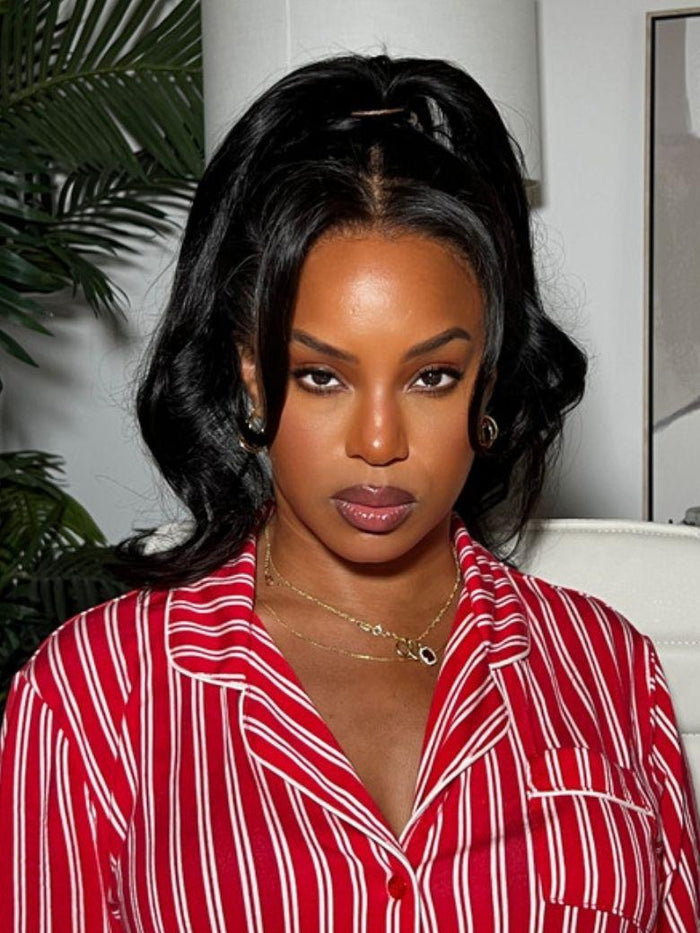 HD Real Scalp™ Wig 13x4 Invisible Lace Frontal Loose Wave with Face Framing Curtain Bangs