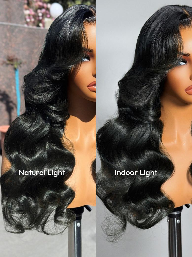 UNice Bye-Bye Knots 7x5 Lace Deep Ash Green Loose Wave Wig