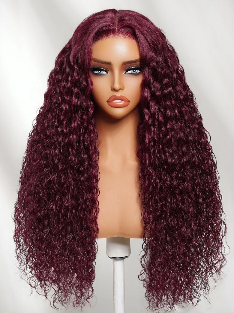 UNice 13x4 Pre-Everything™ Lace Frontal Honey Brown Loose Wave Drawstring Wig with Golden Blonde Face Framing Layers