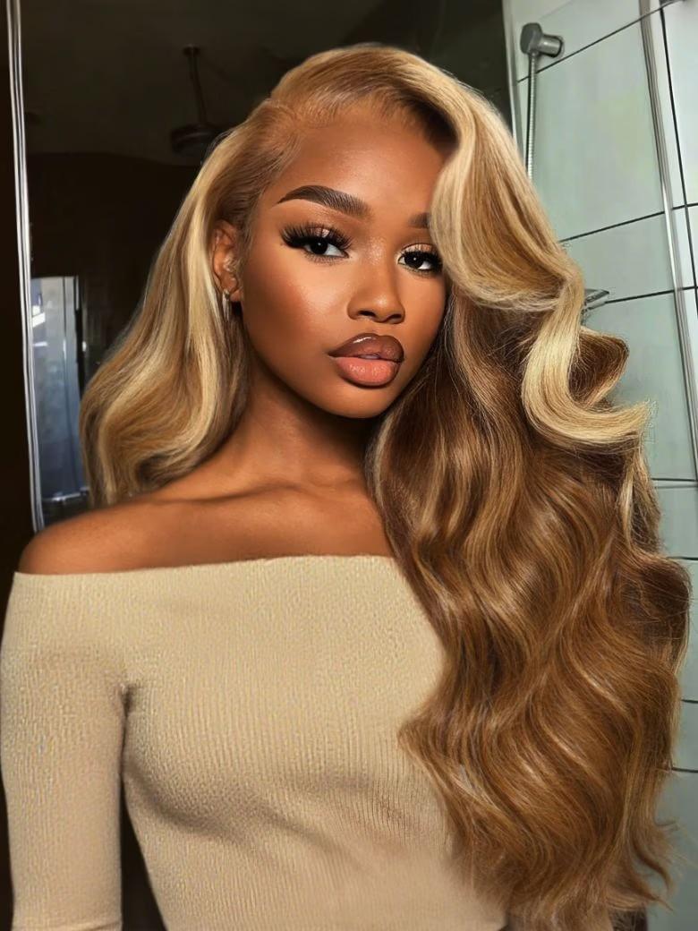 From 22'' UNice Spring Color Pre Everything 13x4 Lace Frontal Body Wave & Loose Wave Human Hair Wig
