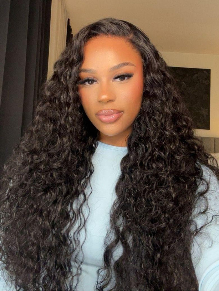 Ins Only 7x5 Drawstring Bye-Bye Knots™ Wig Quick Glueless Wet & Wavy Water Wave Invisible Knots Wig