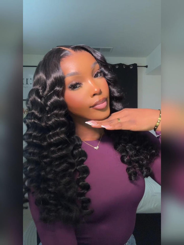 UNice 13x4 Pre-Everything™ Lace Frontal Natural Black Loose Deep Wave Wig