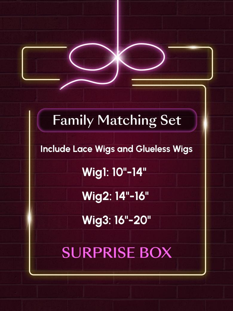 [3 Wigs $159 Family Matching Set] UNICE Black Friday Early Bird Offer Limited Stock