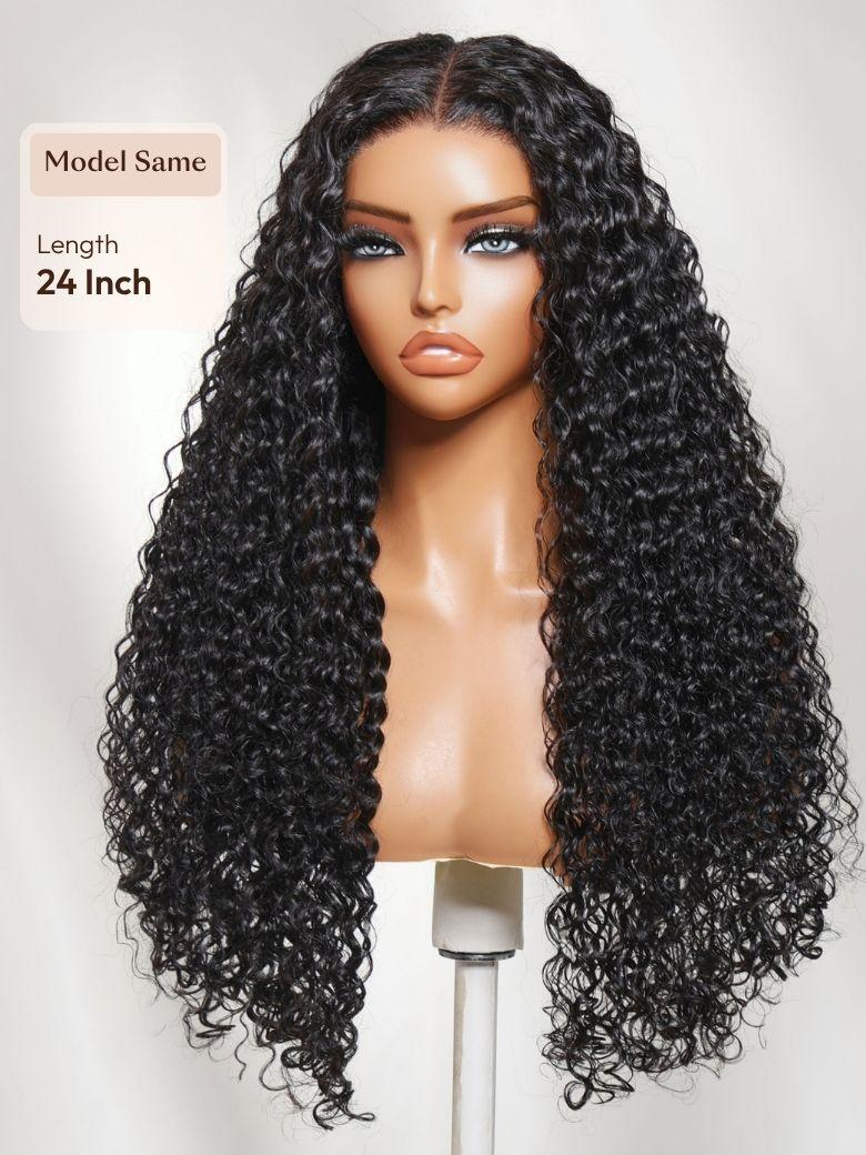 7x5 & 13x4 Bye-Bye Slip™ Glueless Lace Purple Black Cherry Loose Wave & Layered Straight Wig-Pull & Go With Invisi Drawstring