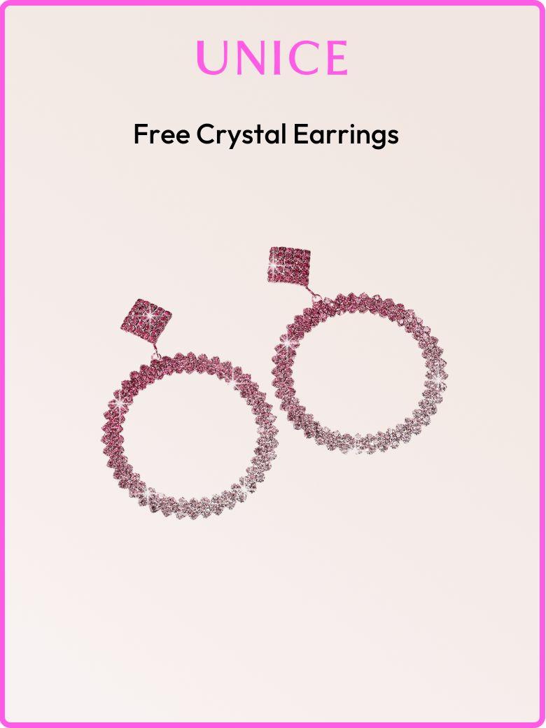 UNice Free Gifts Customized Sterling Silver Earrings