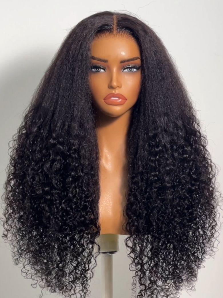 [Price Drop] UNice 13x4 Pre-Everything™ Kinky Blowout to Burmese Curly Wig WIith Invisi Drawstring