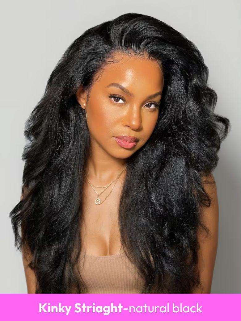 UNice 13x4 Glueless Lace Front Collection Wig Virgin Human Hair Wig