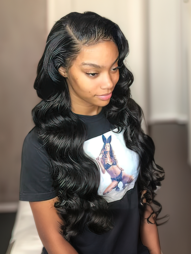 360 Lace Frontal Wig Perfect Summer Hair Body Wave Wig Realistic 180% Density
