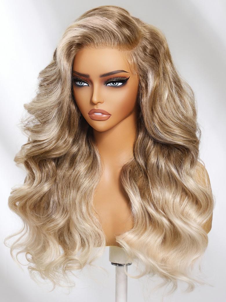 [Limited Offer]UNice 13x4 Lace Frontal Sandy Blonde Ombre Loose Wave Pre-Everything Wig