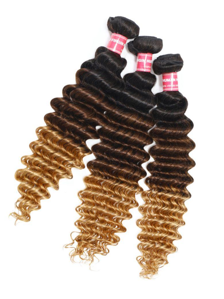 UNice Hair Body Wave Virgin Hair 1 Bundle Unprocessed Ombre Human Hair Wave