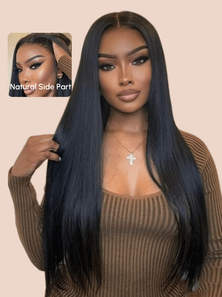 13x4 Ear To Ear Pre-cut Lace Pre Everything Lace Front Straight Wig Pre-Everything Wig