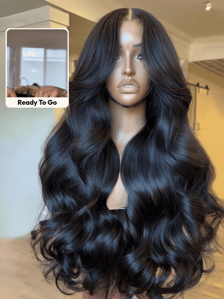 UNice 13x4 Pre-Everything™ Transparent Lace Front 3D Body Wave Wig Real Ear To Ear With Invisi Drawstring Wig Lace Fit Better
