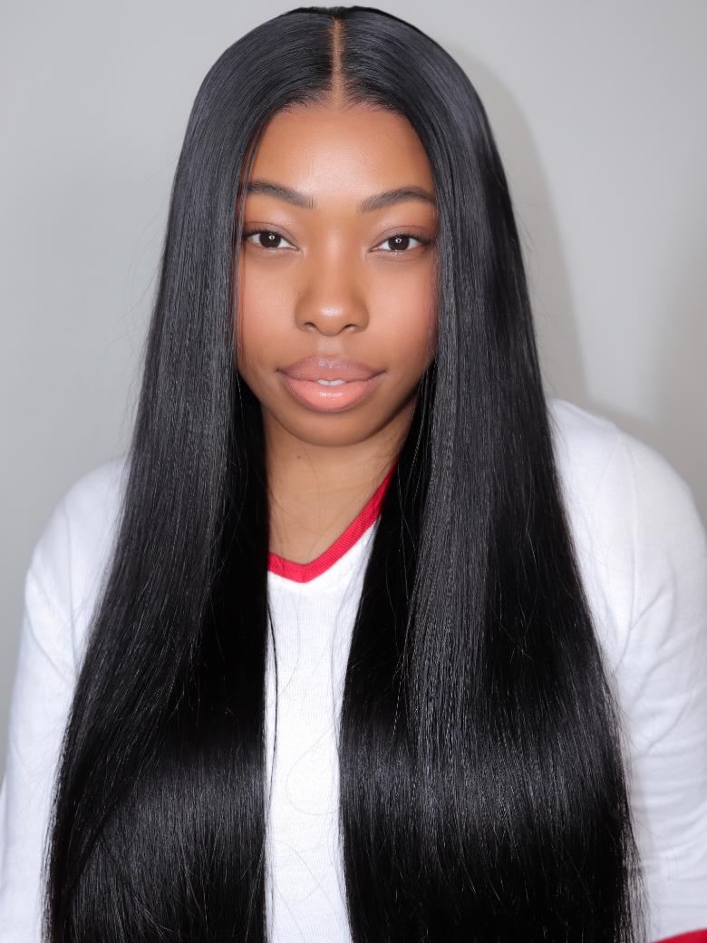13x4 Ear To Ear Lace Frontal Silky Straight Hair Pre-Everything Wig Beginner Friendly 150% Density