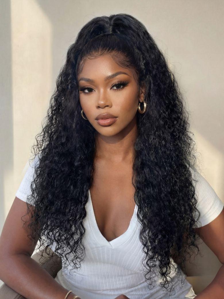 [Price Drop] UNice 13x4 Afro Curly Pre-Everything™ Kinky Blowout to jerry Curly Side Part Wig With Invisi Drawstring