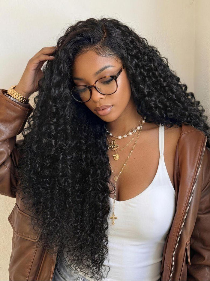 UNice 7x5 Bye Bye Slip™ Lace Frontal Natural Black Springy Curls with Natural Coily Texture Wig