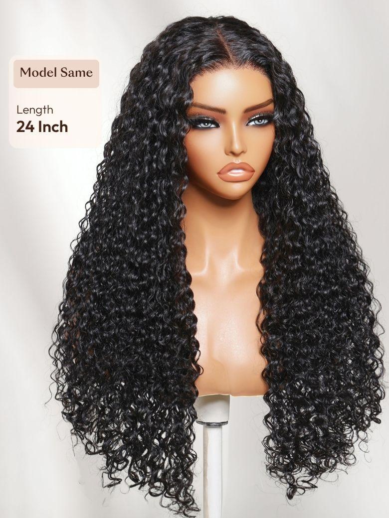 UNice 7x5 Bye-Bye Knots™ & 13x4 Pre-Everything™ Lace Frontal Purple Black Cherry Layered Straight & Loose Wave With Invisi Drawstring Wig