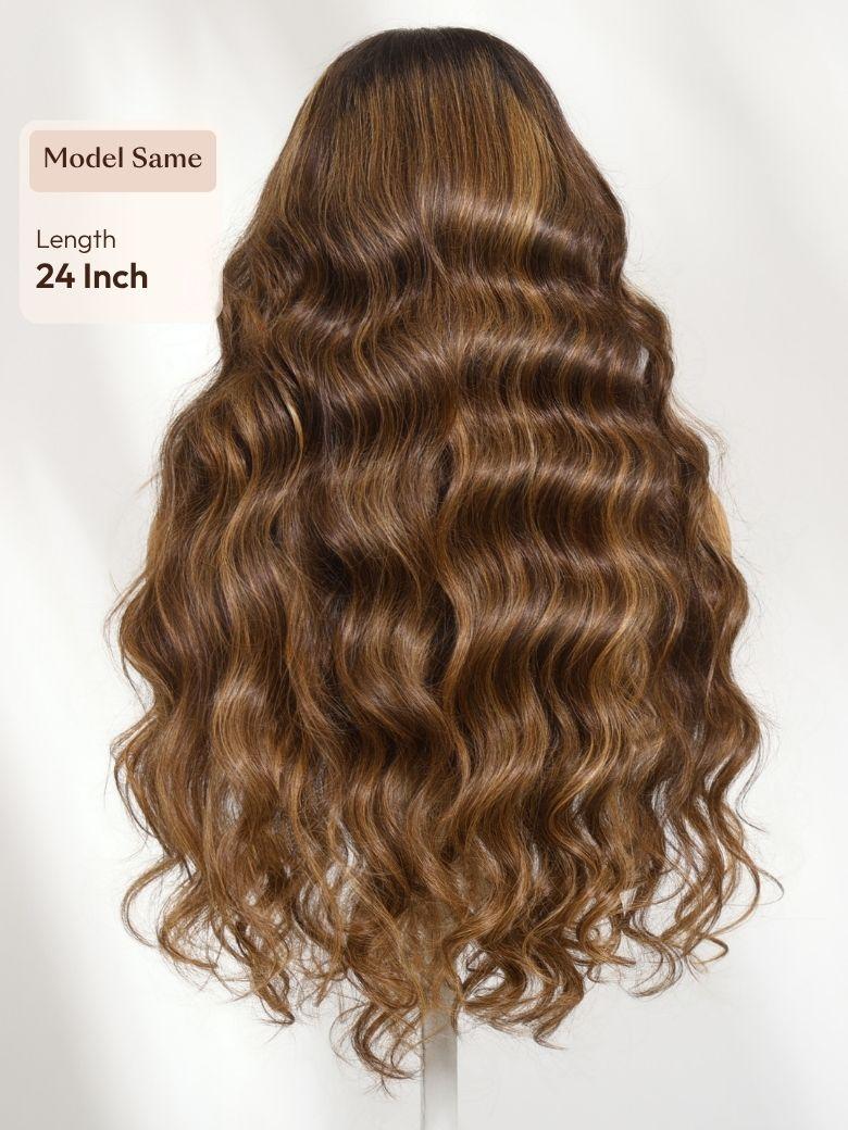 UNice 7x5 Bye Bye Slip™ Lace Cowboy Copper Body Wave Wig with Invisi Drawstring