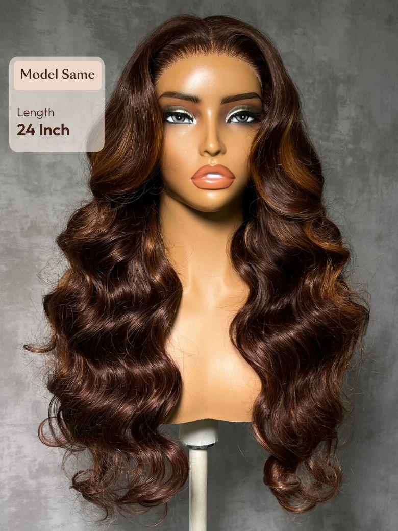 UNice 7x5 Bye Bye Slip™ Lace Cowboy Copper Body Wave Wig with Invisi Drawstring