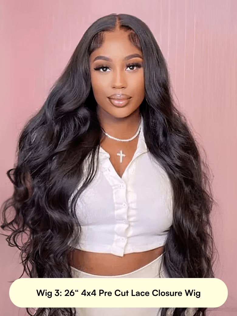 All Wigs 70% OFF : 7x5 Bye Bye Slip Wig | Full Lace Wig | 4x4 Pre Cut Lace Closure Wig