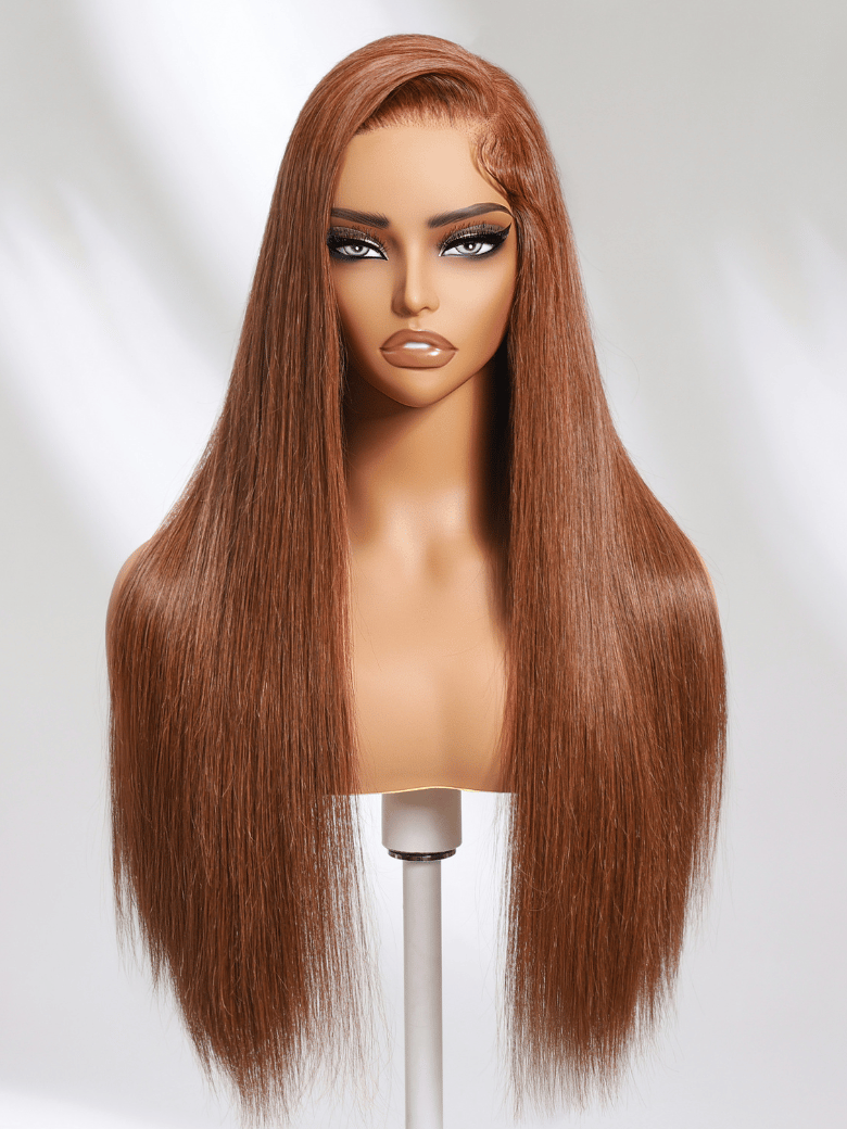 [24"=$209]UNice 13x4 Pre-Everything Lace Frontal Cowboy Copper Straight Wig