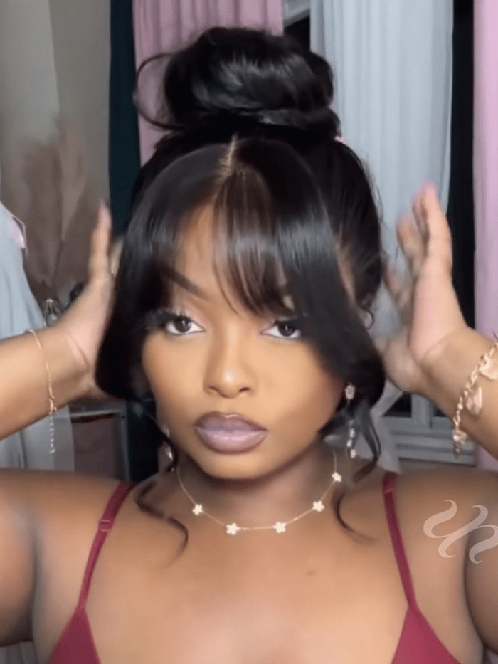 UNice 13x4 Pre-Everything™ Transparent Lace Front Pull And Go 3D Body Wave Wig Real Ear To Ear With Invisi Drawstring Wig