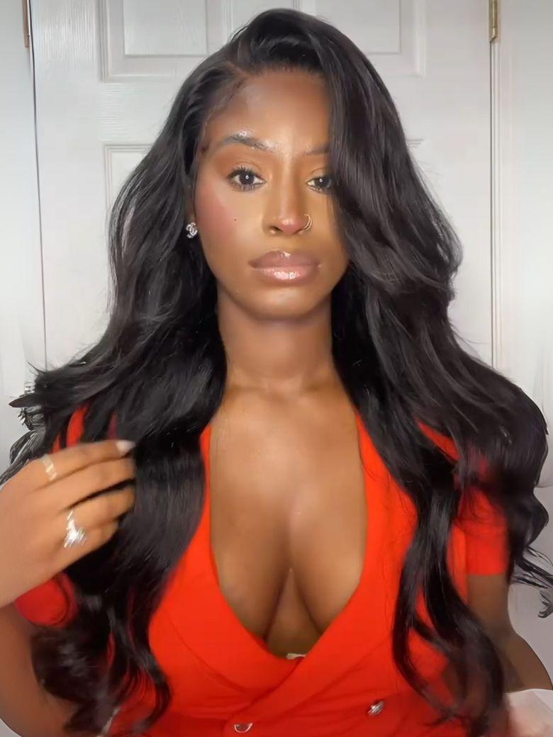 UNice 13x4 Pre-Everything™ Wig With Loose Wave Face-Framing Layers And Side-Swept Bangs With Invisible drawstring
