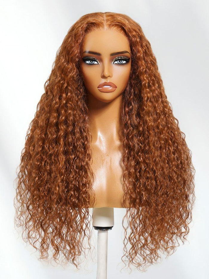 [Limited Quantity] UNice Pumpkin Spice 13x4 Pre-Everything™ Lace Frontal Side Part Loose Wave Drawstring Wig with Face Framing Layers