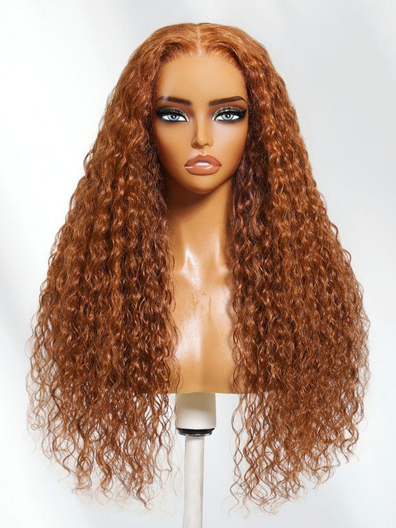 [Limited Quantity] Pumpkin Spice 13x4 Pre-Everything™ Lace Frontal Side Part Loose Wave Drawstring Wig with Face Framing Layers